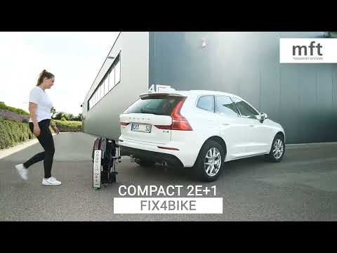 MFT compact 2e+1 Fix4Bike 4203 Fahrradträger 3er faltbar inkl. Tasche