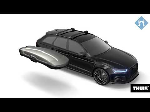 Dachbox THULE Vector Alpine schwarz black metallic 613501 Dachbox THULE Vector Alpine schwarz black metallic 613501