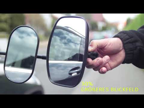 EMUK Spiegel 100162 Caravanspiegel für Fahrzeuge mit Wohnwagen - geprüfte B-Ware