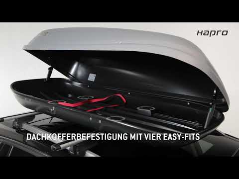 Dachbox Hapro Rider 5.4 anthrazit 370 Liter 178x78 cm Dachbox Hapro Rider 5.4 anthrazit 370 Liter 178x78 cm