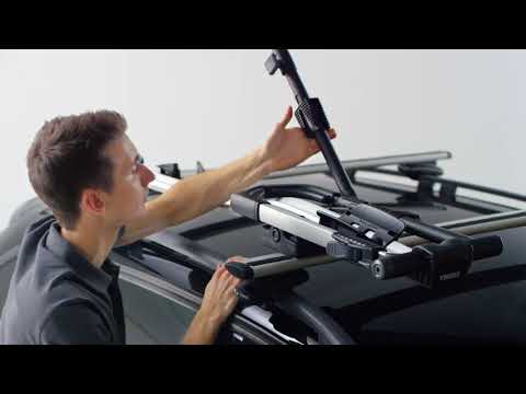 THULE 599 UpRide Fahrradträger Dach 4er Set Spar-Pack