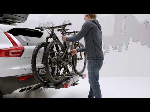 THULE 9665 EasyFold XT F 3 Fix4Bike Fahrradträger inkl. Rampe und Tasche
